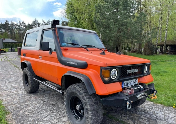 kujawsko-pomorskie Toyota Land Cruiser cena 45000 przebieg: 275876, rok produkcji 1987 z Włocławek